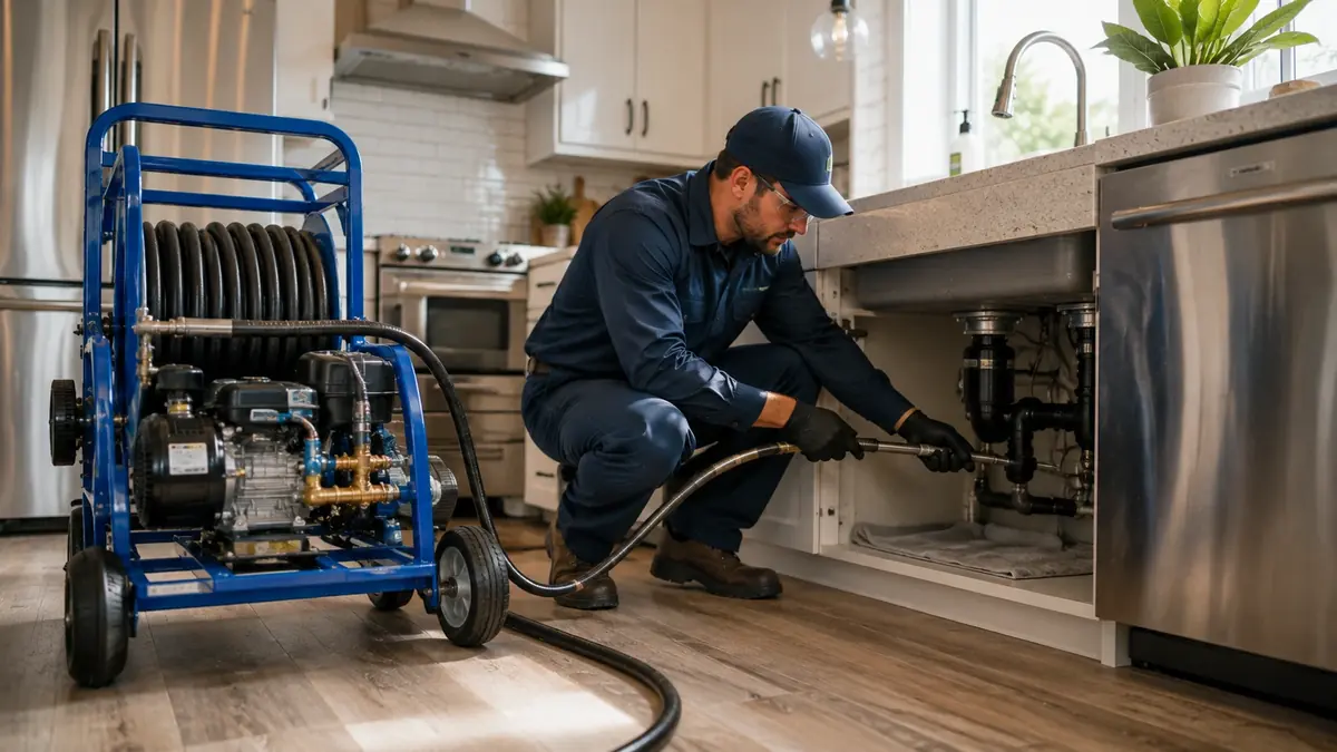 Kitchen Drain Hydro Jetting in Dunlap