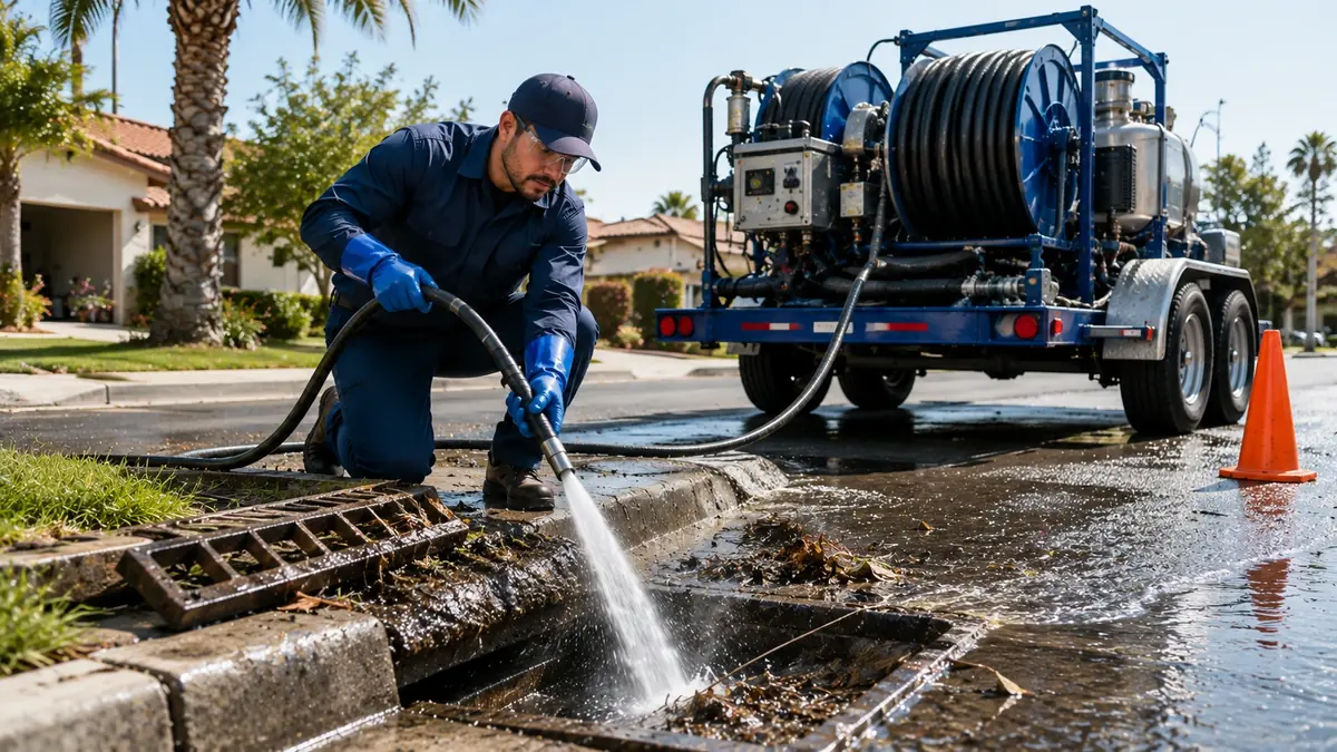 Storm Drain Hydro Jet Cleaning in Dunlap